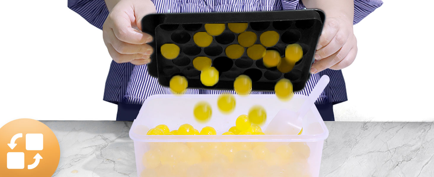 WIBIMEN Round ice cube trays
