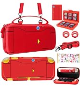 Gurgitat 7in1 Anime Switch Lite Case for Nintendo Switch Lite Carrying Cases Boy Teens Hard Prote...
