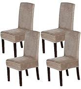 H.VERSAILTEX Dining Chair Covers Stretch for Dining Room Set of 4 Parson Chair Slipcovers Protect...