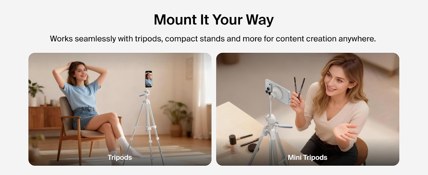 Stage Magnetic Phone Tripod Mount