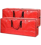Sattiyrch Christmas Tree Storage Bag- 2 pack - Fits Up to 7.5ft Xmas Disassembled Trees with Dura...
