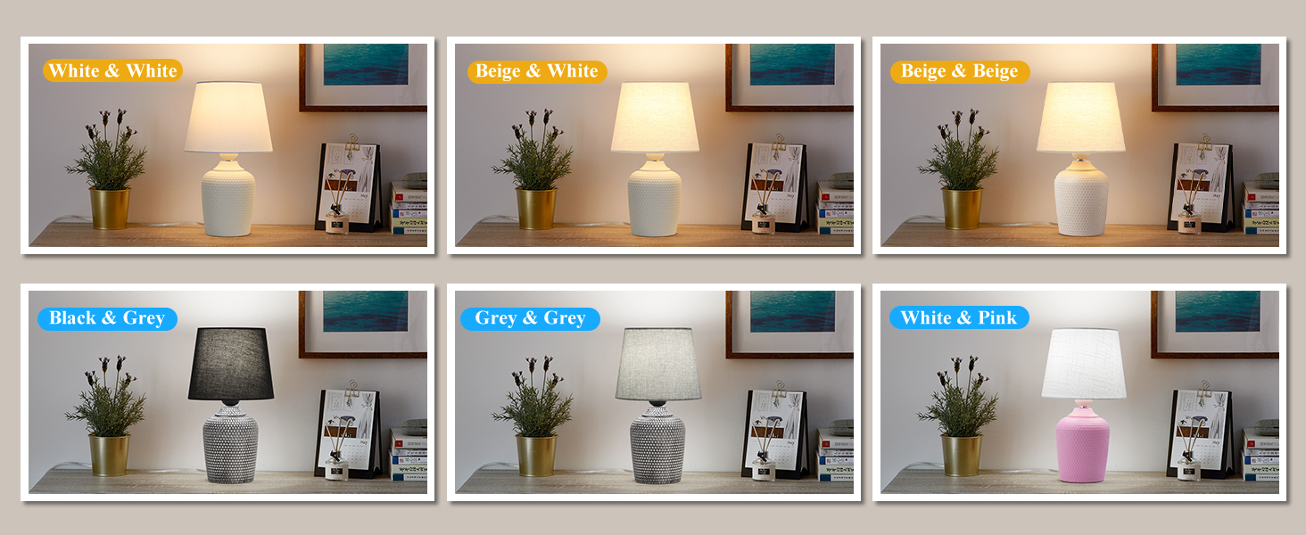 bedroom lamps set of 2 for reading living room beside lamp available 6 colors