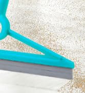 MAVRIZ Air Broom for Dust, Hair, Liquids, Silicone Broom with Removable Rubber Strip and Brooms B...
