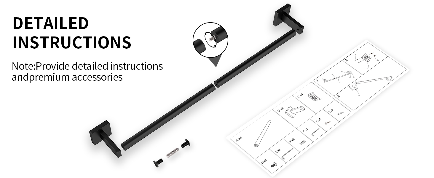 bathroom towel bar