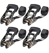Ayaport Endless Ratchet Straps (No Hooks) 1" x 8' Heavy Duty Small Ratchet Tie Down Straps 1860lb...