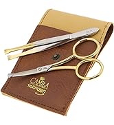 Camila Solingen CSK1 Nail Scissors and Tweezer Kit, Perfect Pedicure Manicure Set for Men and Wom...