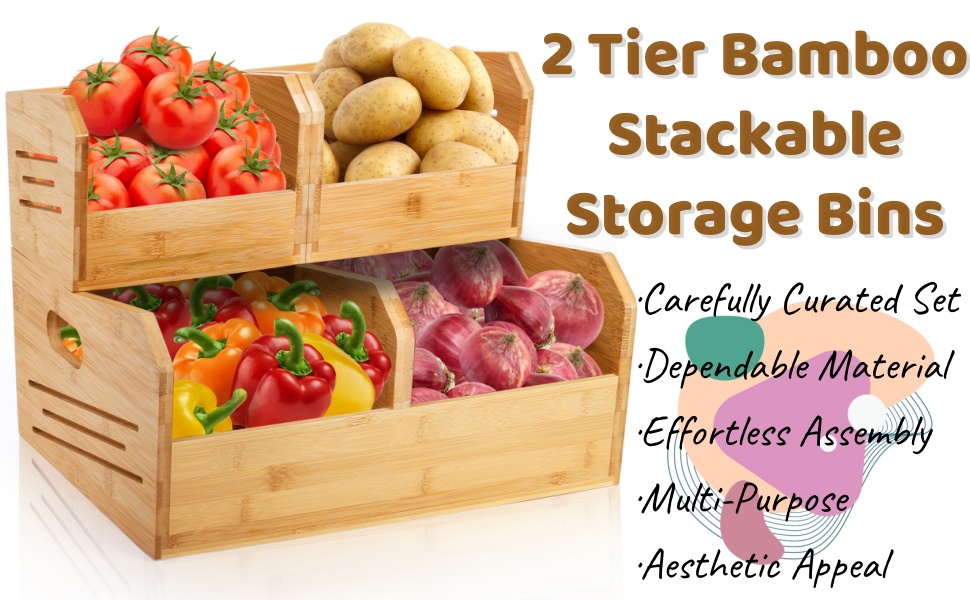 Stackable Storage Bins