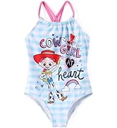 Disney Stitch Marvel Frozen Elsa Girls Swimsuits UPF 50+ One Piece Bathing Suits Sport Summer Swi...