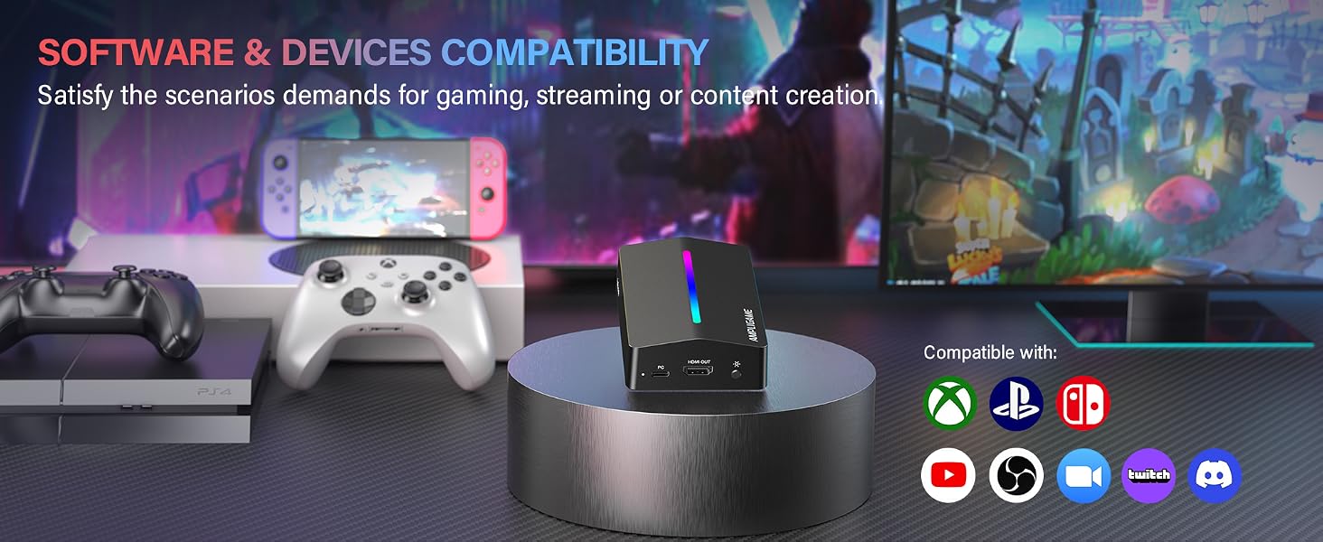 switch video capture card for xbox
