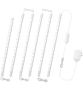 LED Under Cabinet Lighting 6-Pack 12 inch Seamlessly Linkable Strip Light Bars for Cabinet, Kitch...