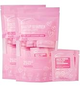 Air Jungles Makeup Remover Wipes Singles 25 Count (Pack of 2), Extra Large 6" x 8", Fragrance-Fre...