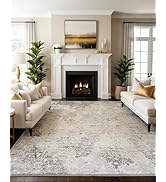 Ruggnovea Area Rug 5x7 Machine Washable Rug Vintage Traditional Floor Cover Foldable Thin Retro I...