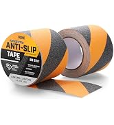 Lockport Anti Slip Traction Tape - Black & Yellow Grip Tape for Stairs 4” x 25ft for Roll | Stair...