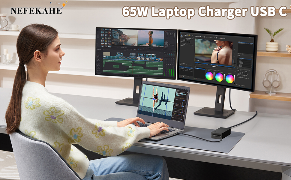 65W USB C Laptop Charger Compatible with Lenovo laptop charger