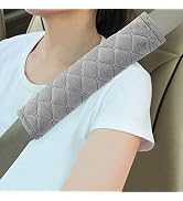 Amooca Soft Auto Seat Belt Cover Seatbelt Shoulder Pad Cushions 2 PCS Universal Fit for All Cars ...