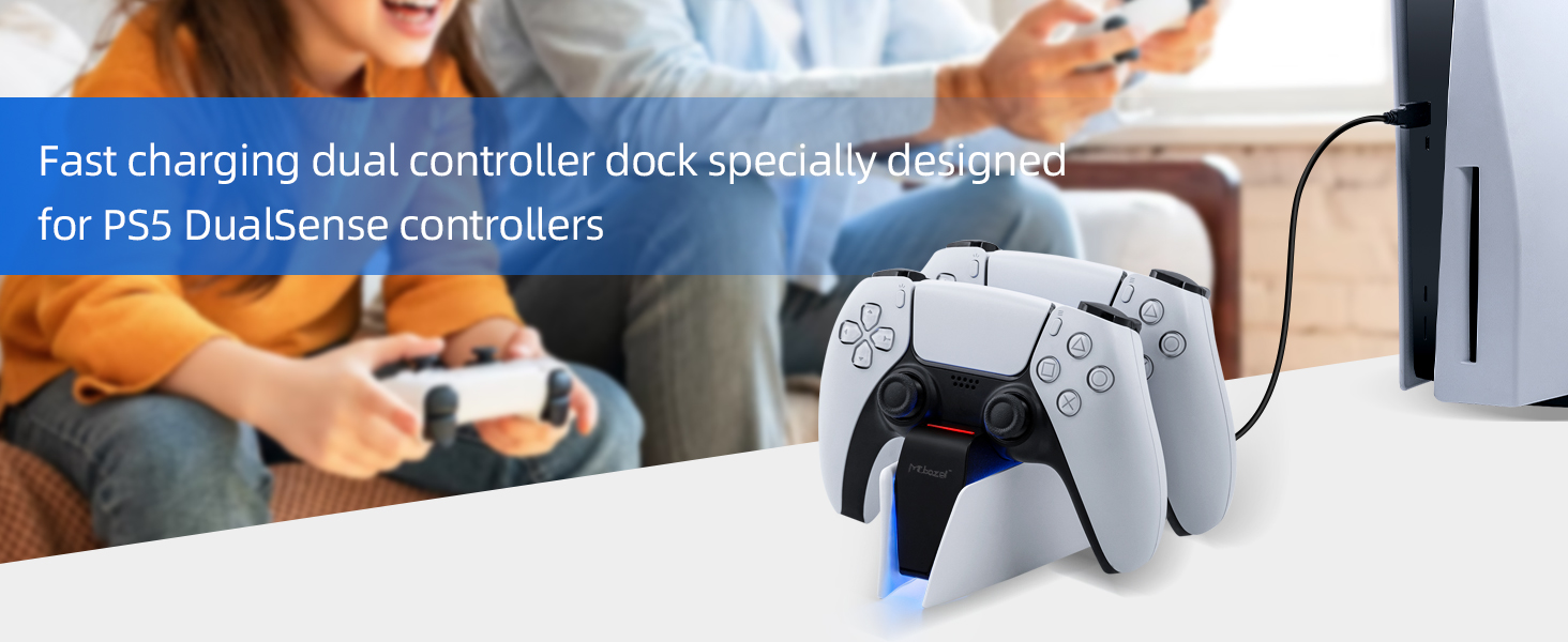 fast charging dal controller dock specially designed fou ps5
