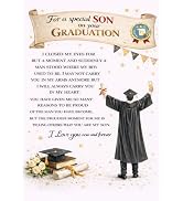 WALENGIF Graduation Gifts Greeting Card for Son