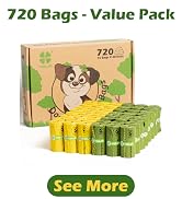 720 dog poop bags rolls