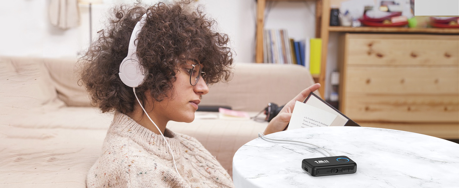 Bluetooth receiver for wired headphones