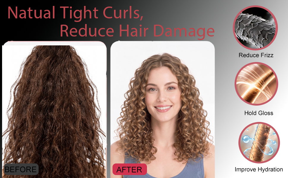 Mini Curling Barrel for Tight Curls