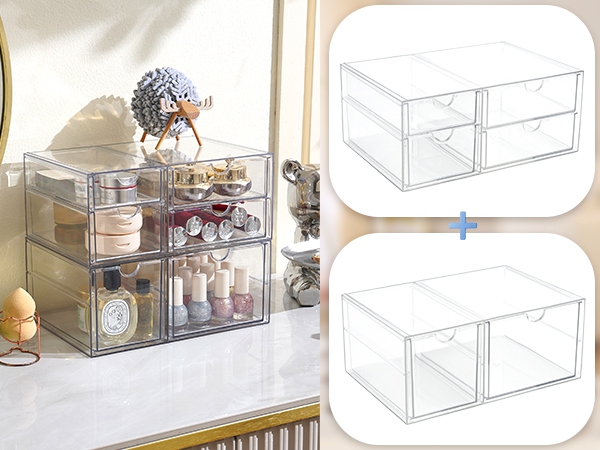 6 drawers