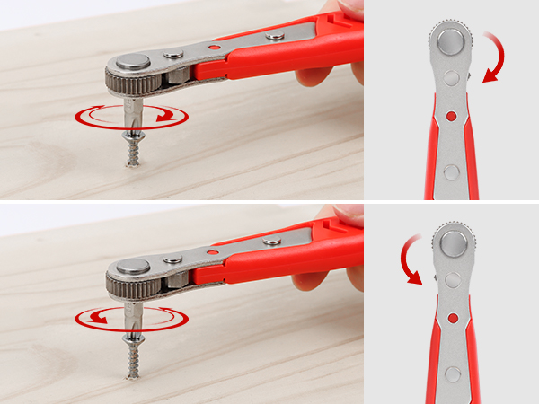 offset ratcheting screwdriver