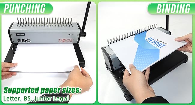 RAYSON SD1202 COMB BINDING MACHINE