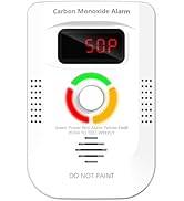 KIMROG Carbon Monoxide Detector, Plug in CO Detector for Home Safety, Real-Time LED Digital Displ...