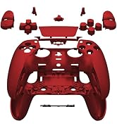 eXtremeRate Full Set Housing Shell with Buttons Touchpad Cover Compatible with ps5 Edge Controlle...