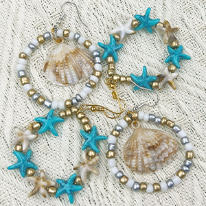 Beach Earring Making Charms and Beads