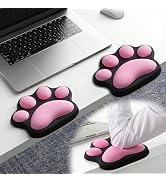 L-Shaped Desk Elbow Pad for Desk Cat Paw Wrist Rest for Computer Keyboard and Mouse Elbow Wrist S...