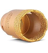KSEIBI 615235 Diamond Hole Saw, 1-3/8 Inch (35mm) Diamond Core Drill Bit for Porcelain, Ceramic, ...