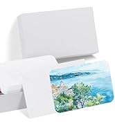 PATIKIL Watercolor Cards Rounded Corners with Envelopes