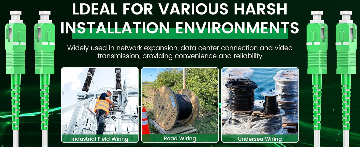 sc/apc to sc/apc;armored fiber patch cable;fiber optic cable;fiber optic internet cable;fiber cable