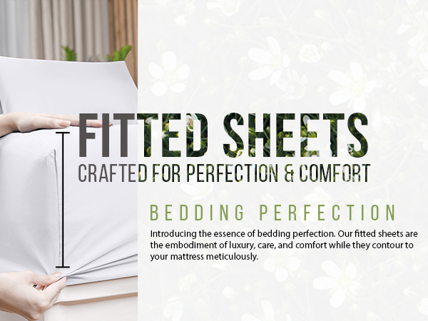 queen white sheet set