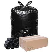 TYPLASTICS Heavy Duty 55-60 Gallon Trash Can Liners, 36
