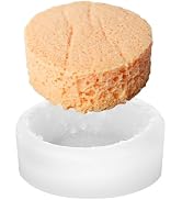 Liobelon Round Bread Fondant Mold, Artificial Food Silicone Mold, Toast Shape Candle Molds, Simul...
