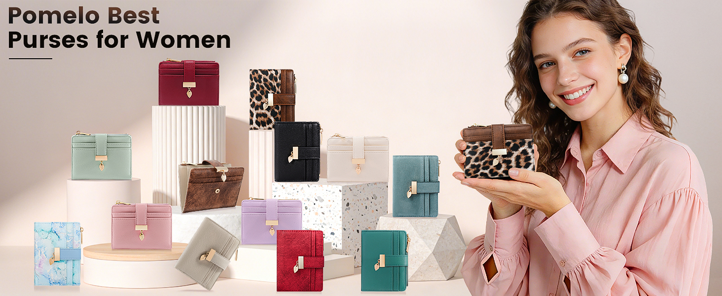 Wallet Women Bifold Leather Wallets