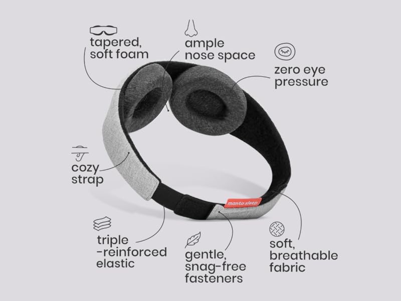 manta sleep mask features