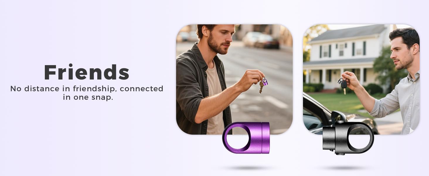 quick disconnect keychain for friends
