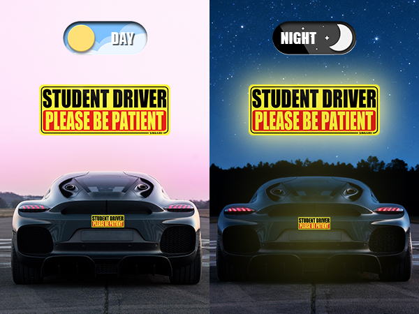 SINGARO STUDENT DRIVER MAGNET