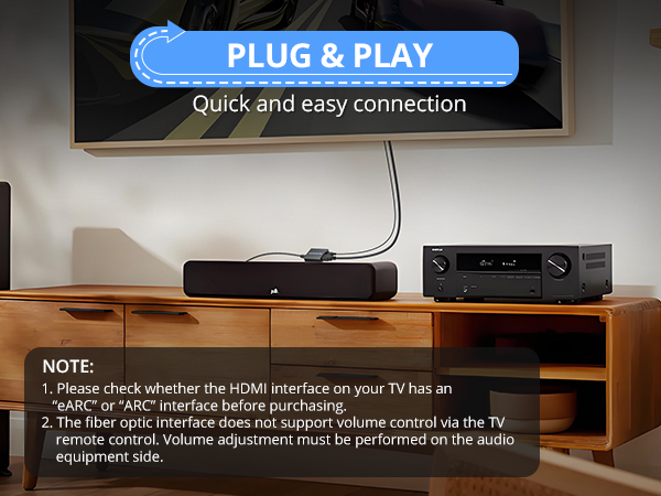 eARC ARC to Optical Audio Extractor