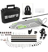 Rotary Tool Kit, 130W Huepar Tools with Flex Shaft 235pcs Accessories include MultiPro Keyless Ch...