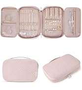 BAGSMART Jewelry Organizer Case Travel Jewelry Storage Bag for Necklace, Earrings, Rings, Bracele...