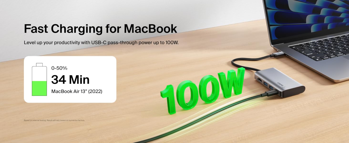 Belkin Connect USB-C 4 in 1 Multiport Hub