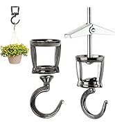 foxwake Ceiling Hooks for Hanging Plants 10set, Heavy Duty Swivel Hook with Toggle Wing, Swag Anc...