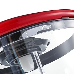 Recessed Buckle- Well sealed for avioding ingredient spill out while chopping.