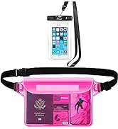 AiRunTech Waterproof Dry Bag and Waterproof Cell Phone Bag for Outdoor Water Sports, Boating, Hik...