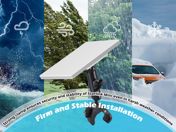 Starlink Mini RV Ladder Mount