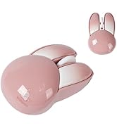 Wireless Mouse Bluetooth Cute Bunny Shape Small Quiet USB Optical Silent Funny Travel Cordless Mi...